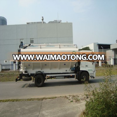 Fast delivery loading bulk chicken feed tanker trailer